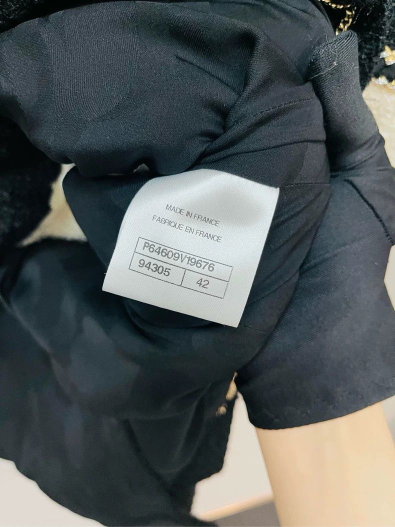 Chanel Chanel Kangpeng black and white tweed jacket 2504-Nextarro Size M / US 6-8 / IT 42-44 - 2 Thumbnail