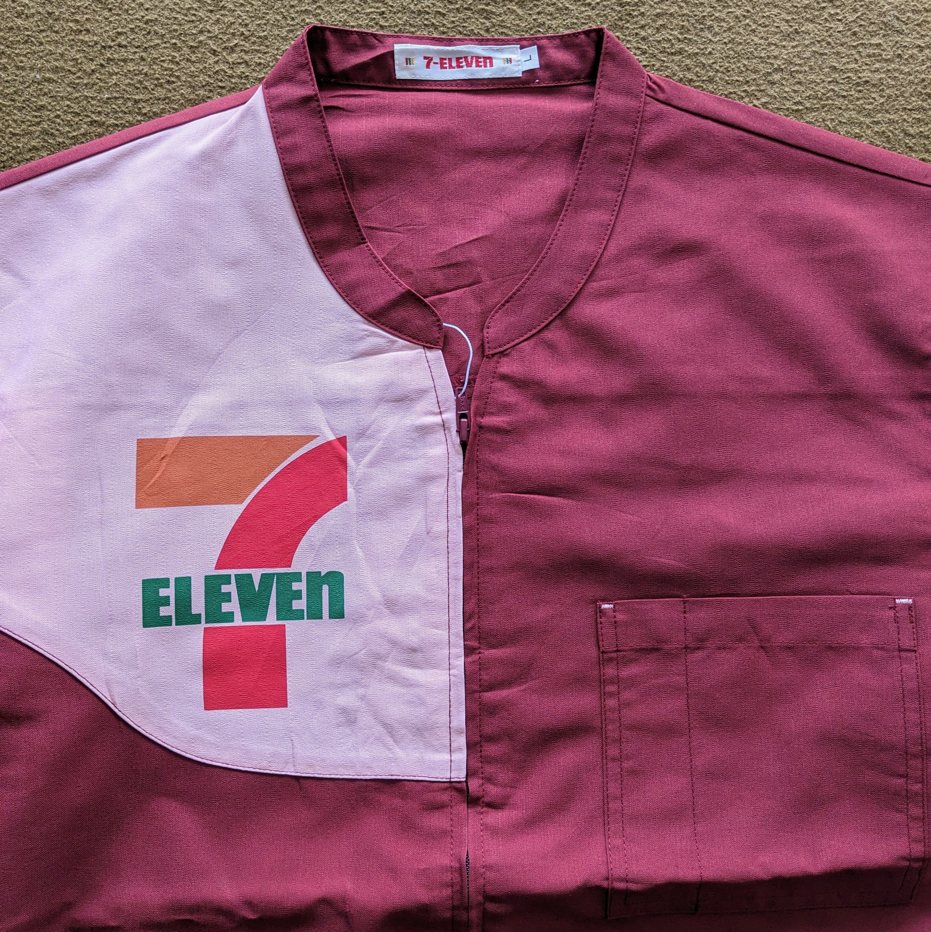 Vintage Vintage 7 ELEVEN Uniform Workers Jacket Size US L / EU 52-54 / 3 - 2 Thumbnail