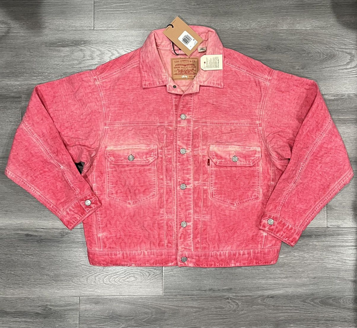 Stussy Stussy x Levi's Jacquard Trucker Jacket | Grailed