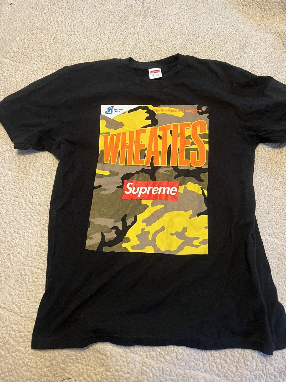 Supreme SUPREME WHEATIES T SHIRT | Grailed