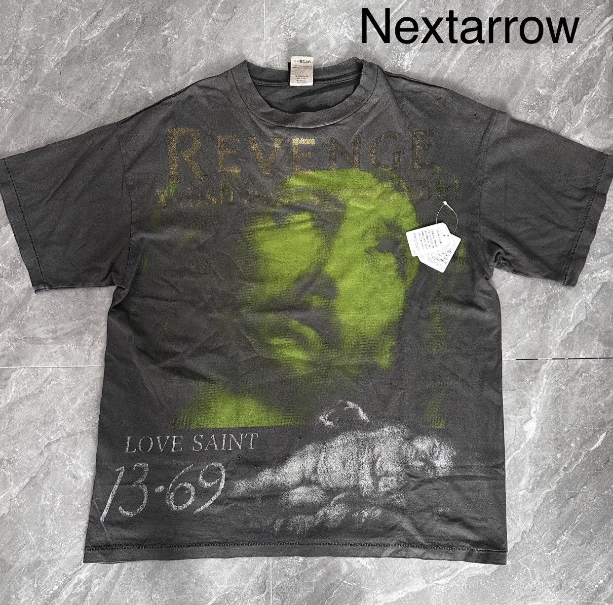 Saint Michael Saint Michael SS23 Large Shining Black Green Short Sleeve Size US XL / EU 56 / 4 - 2 Thumbnail