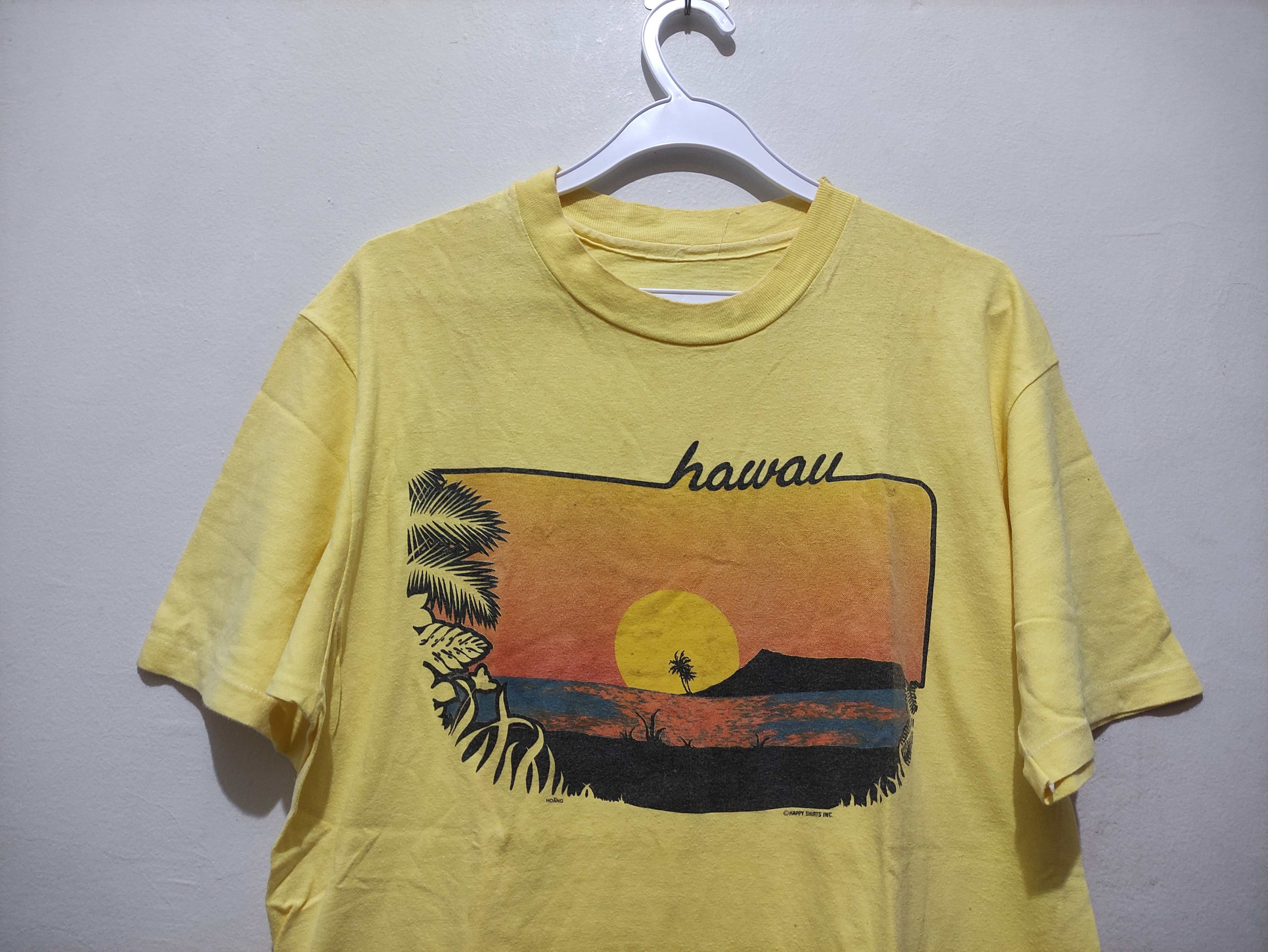 Vintage VINTAGE 80’S HAWAII SUNSET T-SHIRT Size US L / EU 52-54 / 3 - 7 Thumbnail