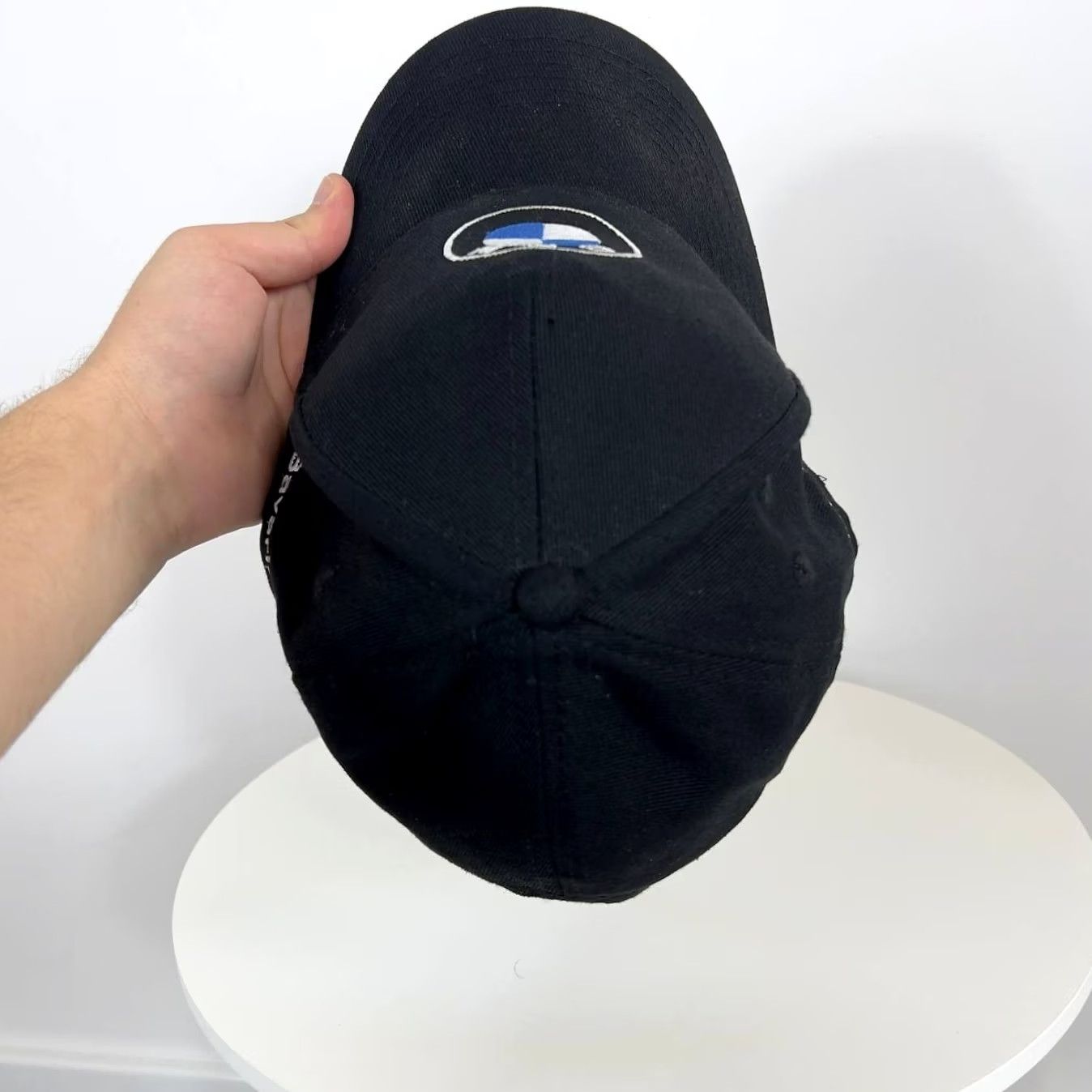 BMW BMW Cap Mens One Size Black Baseball Cap Adjustable Cotton Cars Theme Vintage: No, Solid Pattern Size ONE SIZE - 5 Thumbnail
