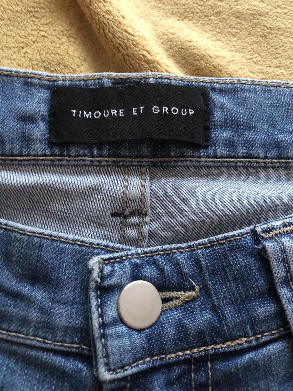 Other TIMOURE ET GROUP RARE VINTAGE DENIM JEANS PANTS Size US 27 - 3 Thumbnail
