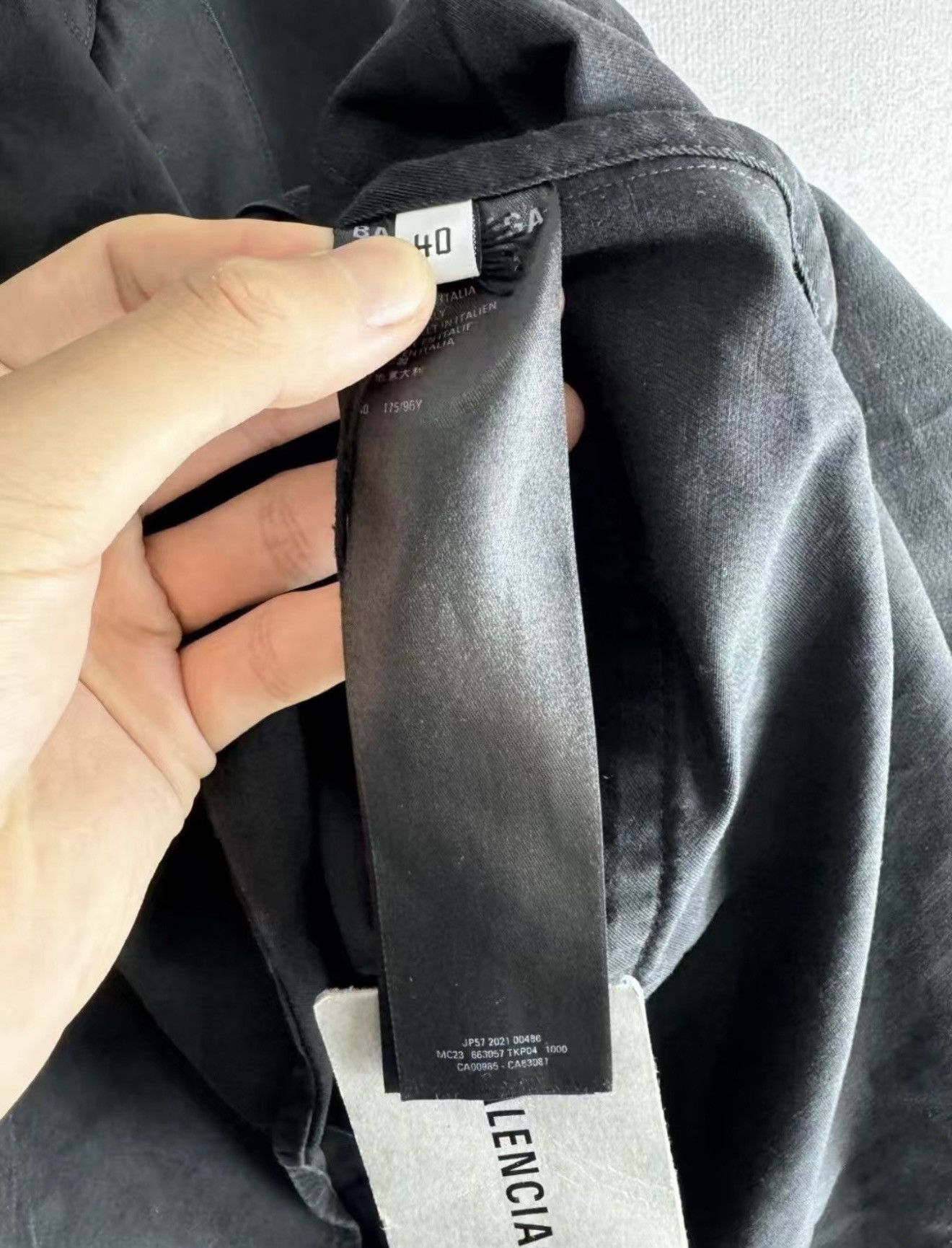 Balenciaga *Sz.40* Balenciaga AW21 Afterworld Gamer Shirt Size US L / EU 52-54 / 3 - 9 Thumbnail
