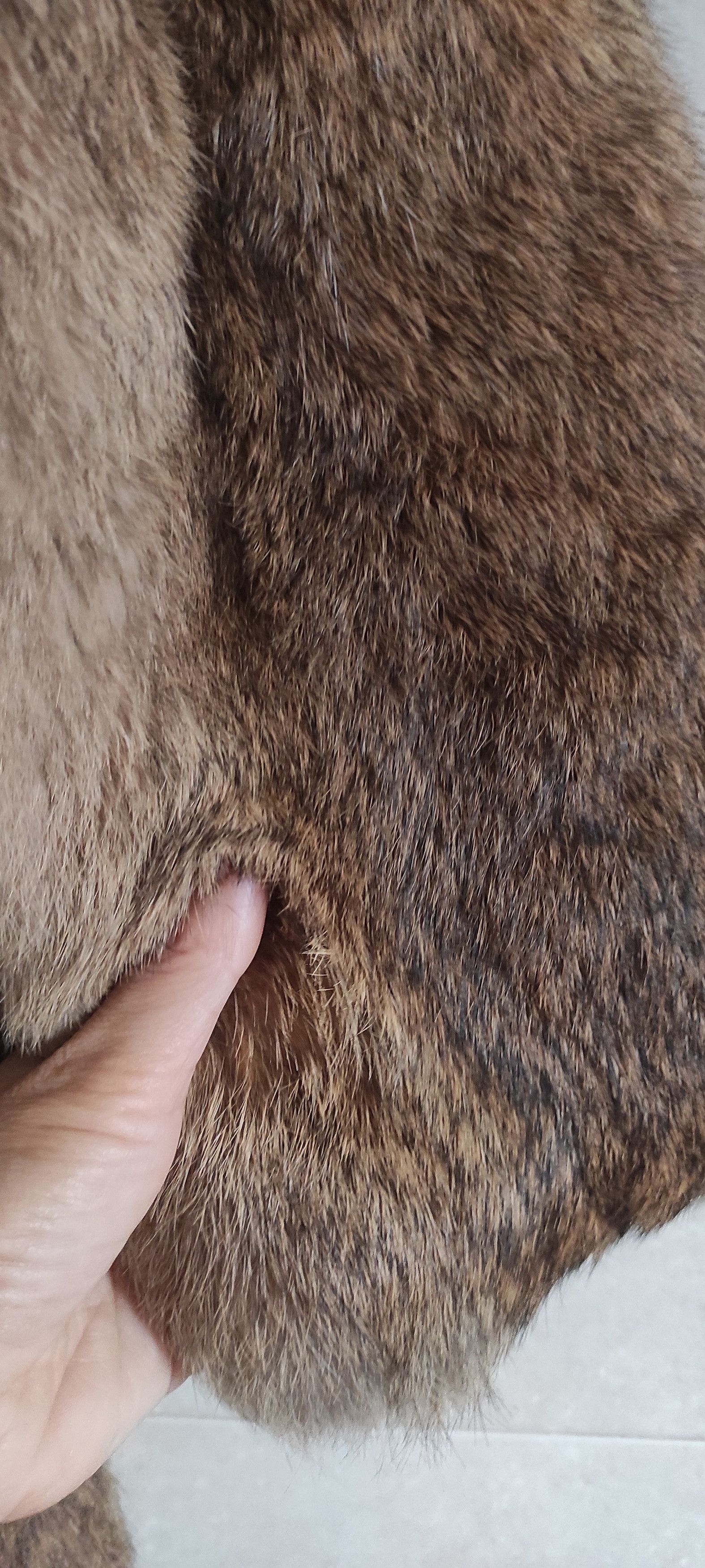 Genuine Leather × Vintage Frylane Paris Genuine Real Rabbit Fur Coat Made In France M Size M / US 6-8 / IT 42-44 - 6 Thumbnail
