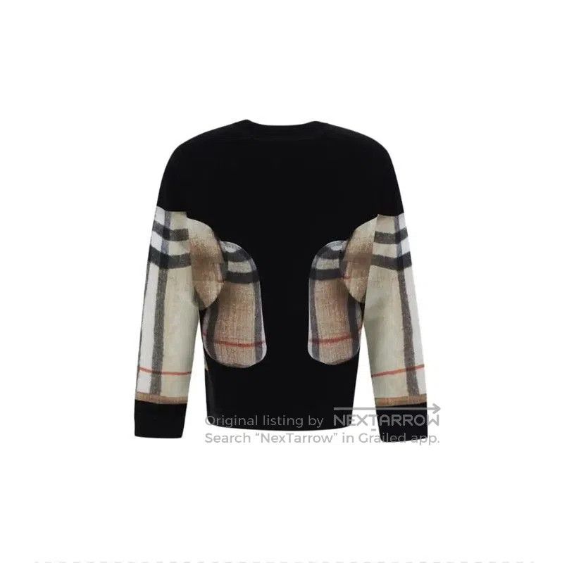 Burberry Burberry Black Cotton Printed Long Sleeve Sweatshirt. Size US S / EU 44-46 / 1 - 6 Thumbnail