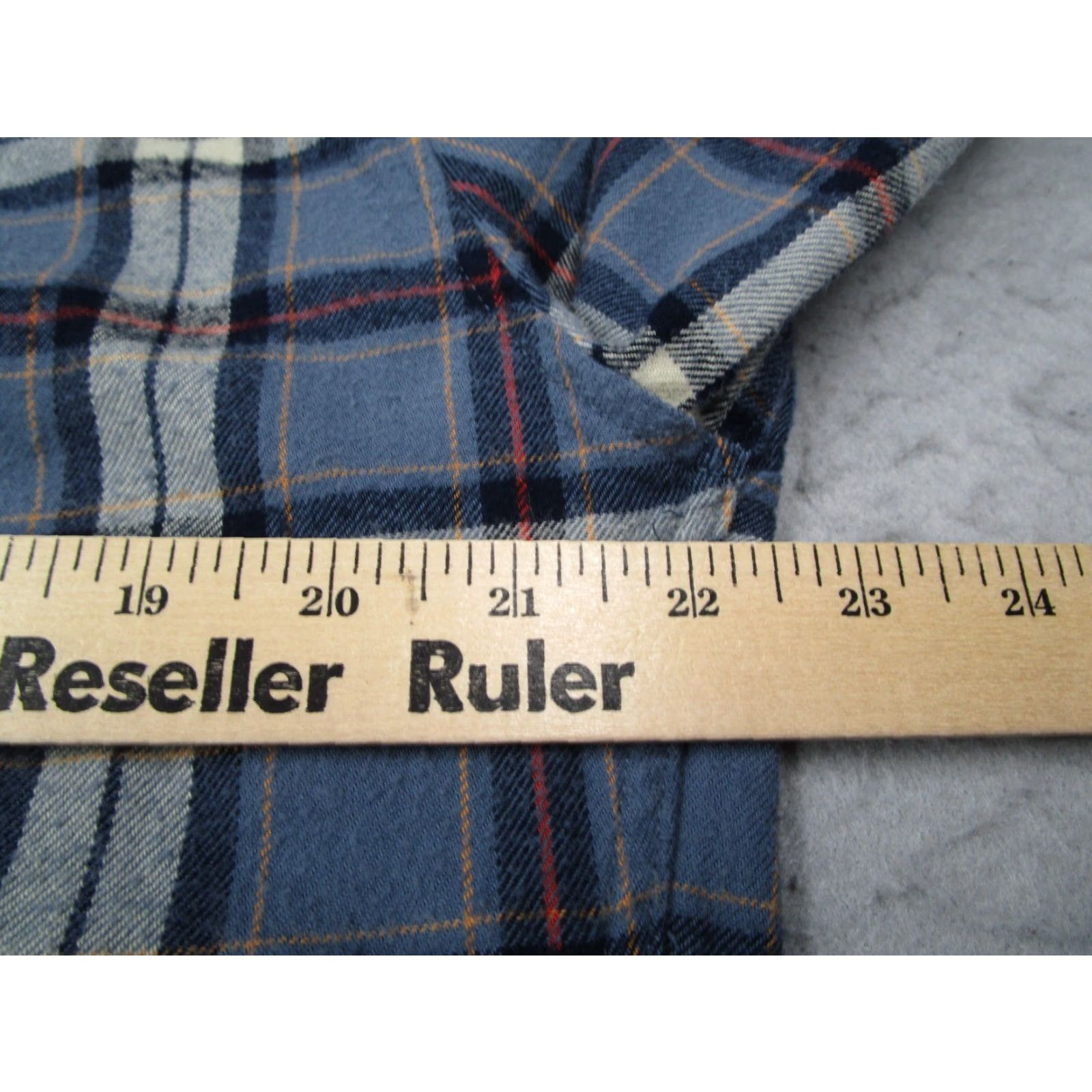 Marine Layer VINTAGE Marine Layer Shirt Mens Large Blue Plaid Flannel Button-Up Organic Cotton 100% Button-Front Casual Classic Plaid 2010s Mens Size US L / EU 52-54 / 3 - 7 Thumbnail