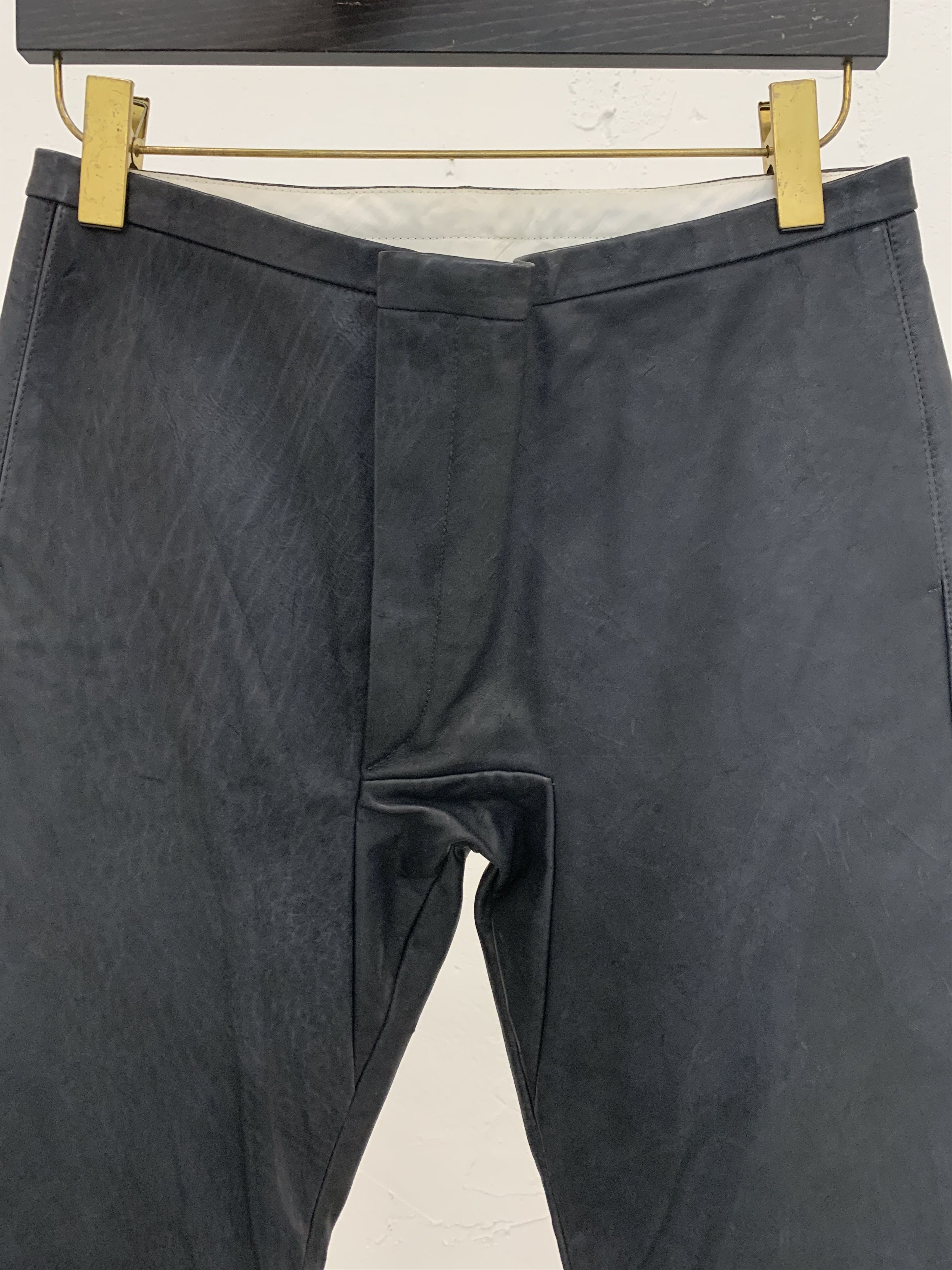 Carol Christian Poell SAMPLE CAROL CHRISTIAN POELL FALL 00 01 LEATHER PANTS Size US 34 / EU 50 - 2 Thumbnail