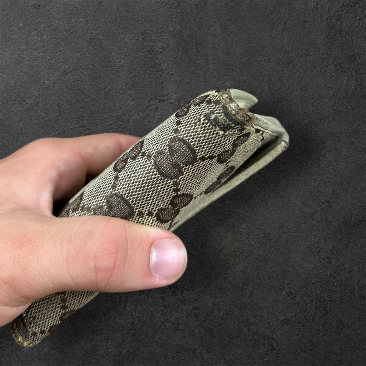 Gucci × Vintage Vintage Gucci Monogram Wallet with box Size ONE SIZE - 17 Thumbnail