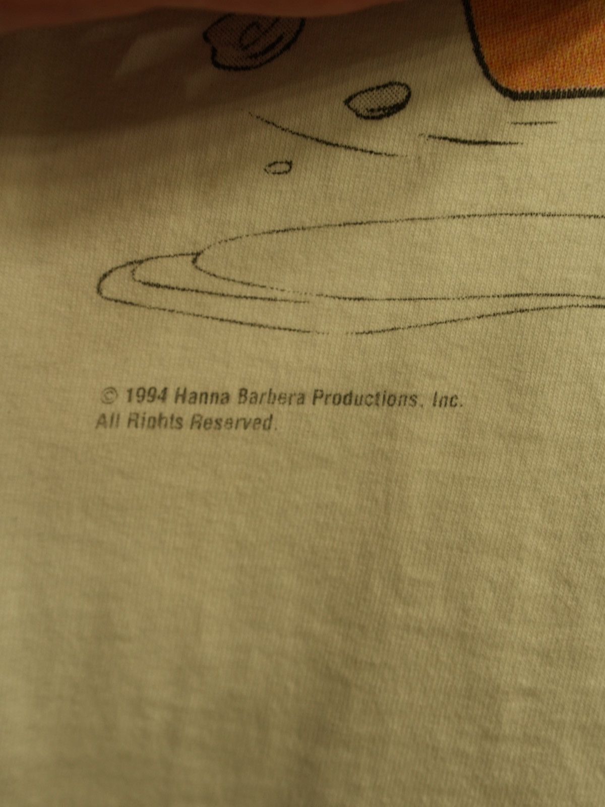 Vintage Vintage 1994 Hanna Barbera The Flinstones Family Tee Size US L / EU 52-54 / 3 - 4 Thumbnail