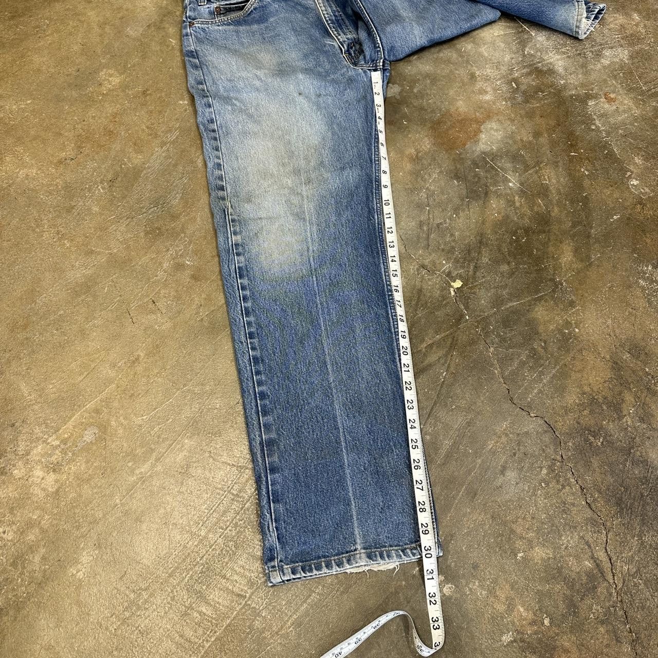 Levi's Vintage Levi’s 505 Orange Tab Blue Jeans 36 x 30 Size US 36 / EU 52 - 6 Thumbnail