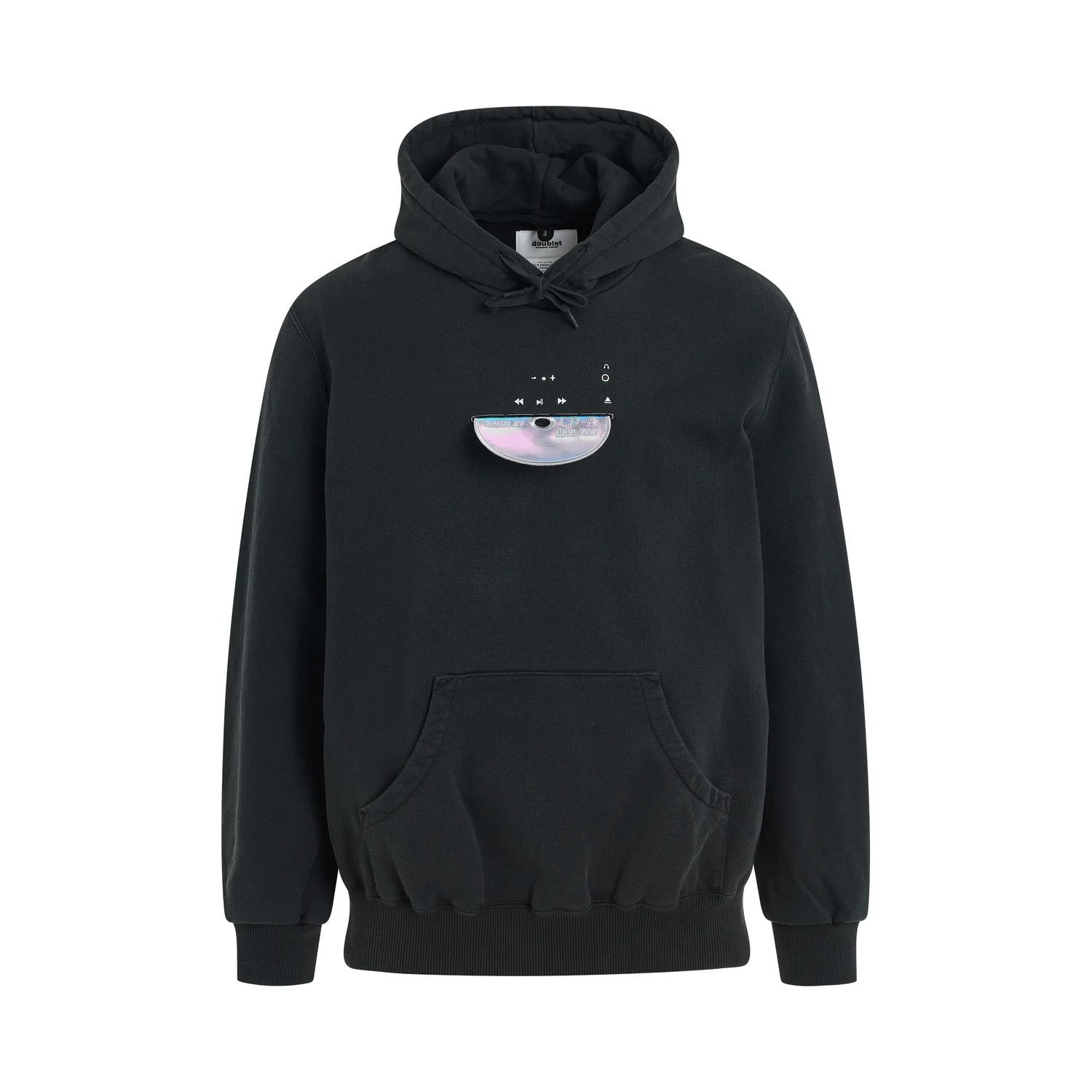 Doublet o1mris0824 Embroidery Hoodie in Black Size US S / EU 44-46 / 1 - 1 Thumbnail