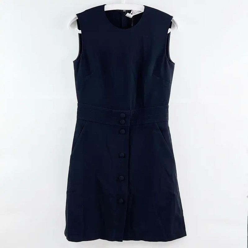 Valentino Valentino Black Sleeveless Dress 0089 Size ONE SIZE - 1 Thumbnail