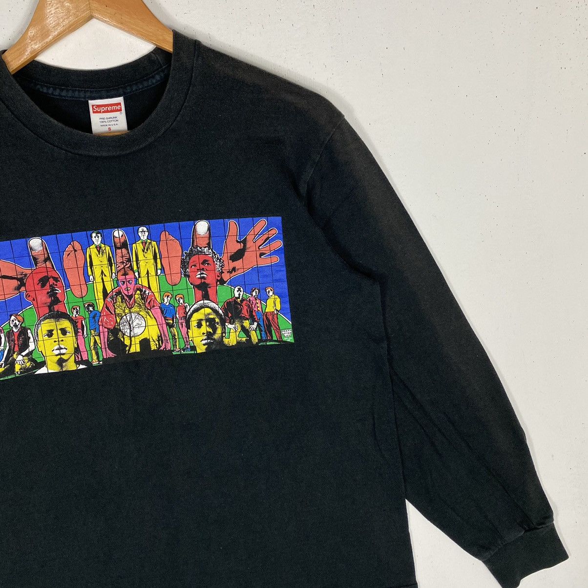 Supreme SUPREME GILBERT AND GEORGE DEATH AFTER LIFE SUNFADED TEE Size US S / EU 44-46 / 1 - 4 Thumbnail
