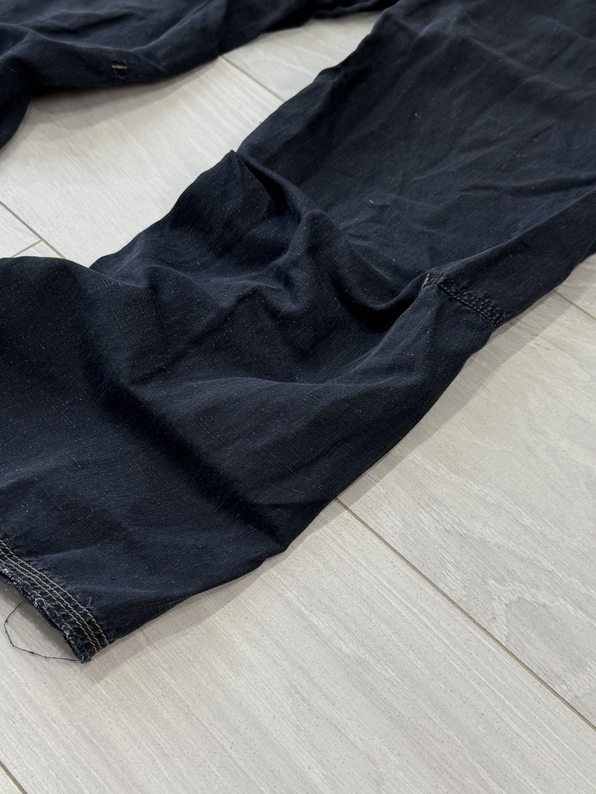 Marithe + Francois Girbaud Marithe Francois Girbaud Linen Glamour Design Luxury Pants Size 34" / US 12 / IT 48 - 9 Thumbnail