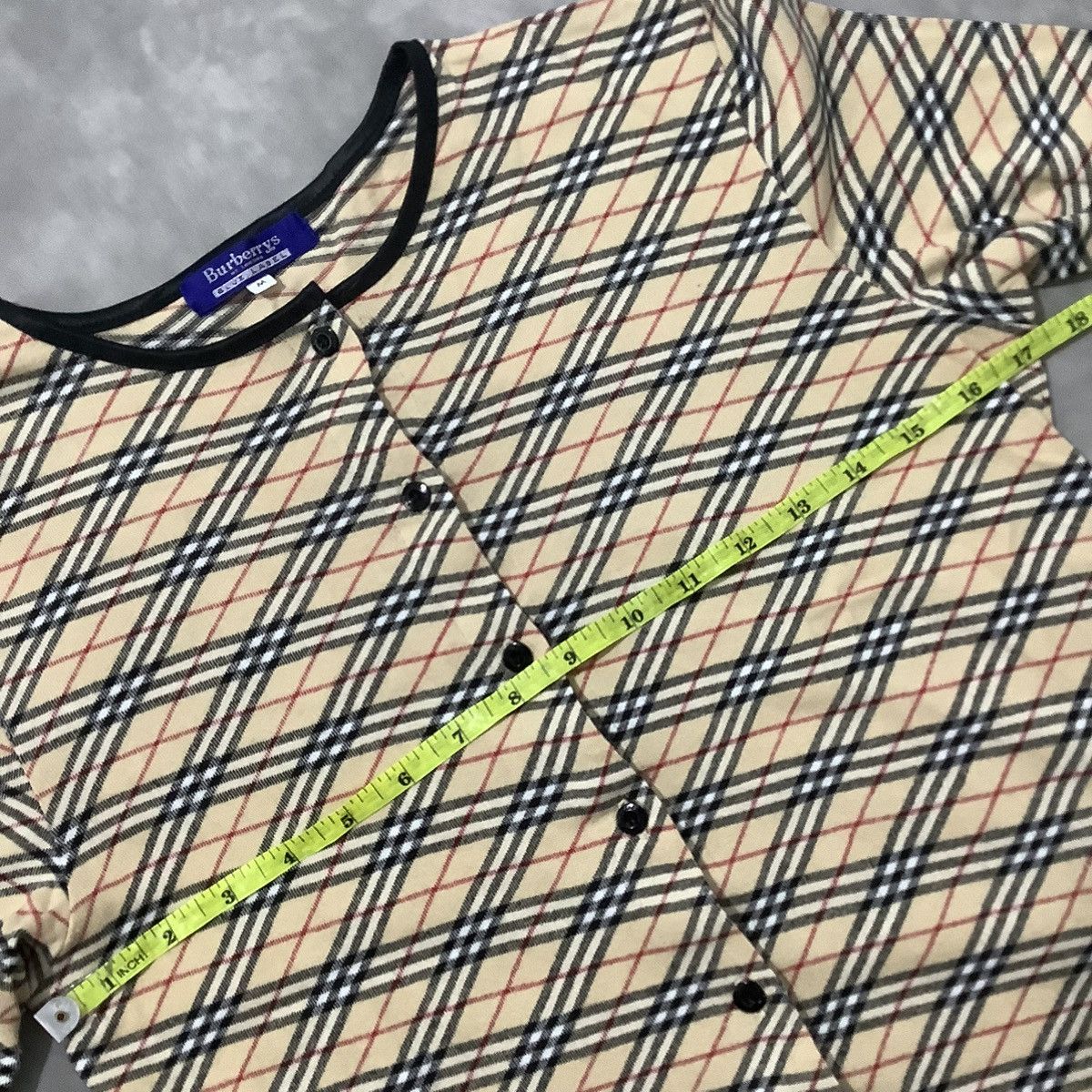 Burberry × Designer Burberry Nova Check Long Slevee Vintage Style Size M / US 6-8 / IT 42-44 - 7 Thumbnail