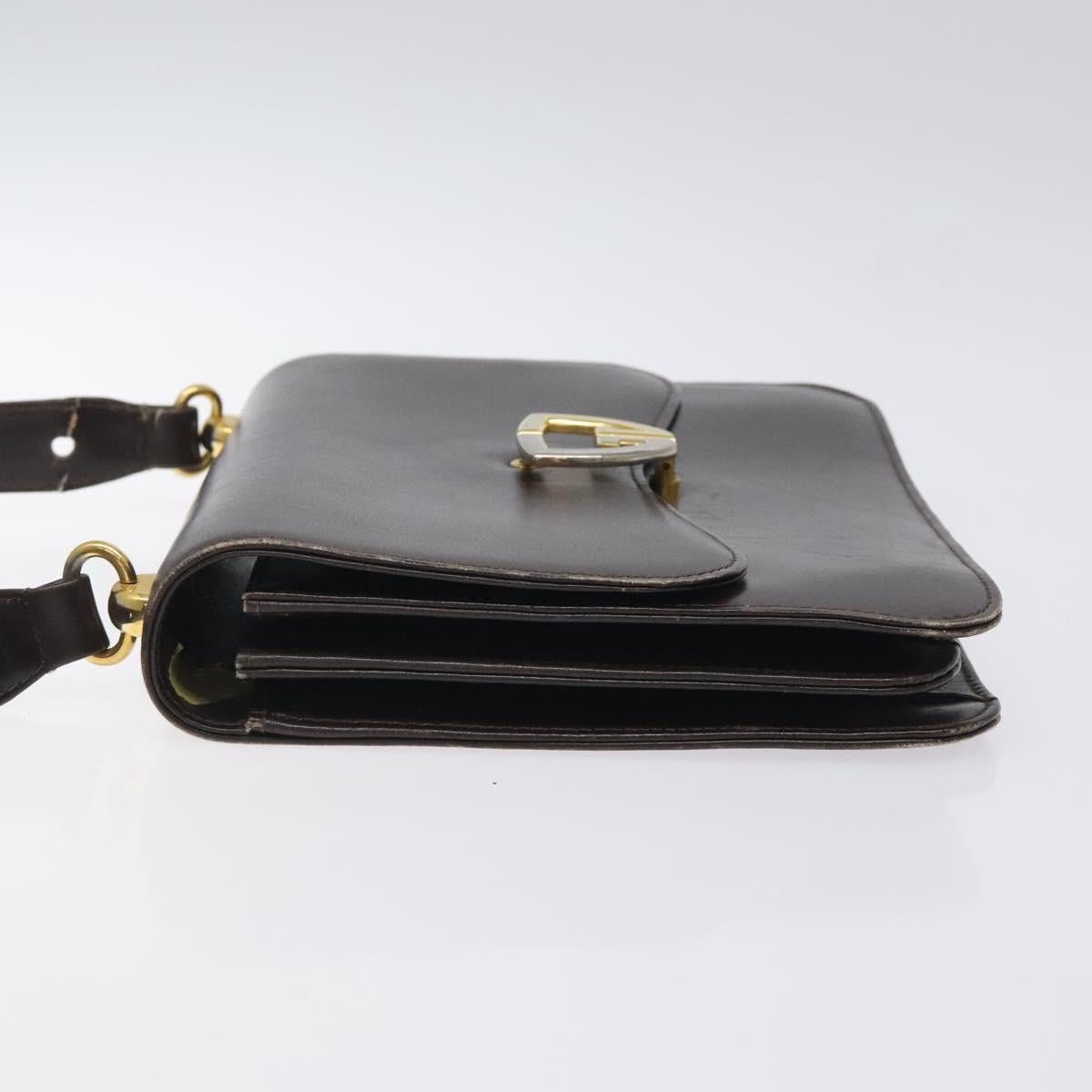 Gucci GUCCI Shoulder Bag Leather Brown Gold Size ONE SIZE - 5 Thumbnail
