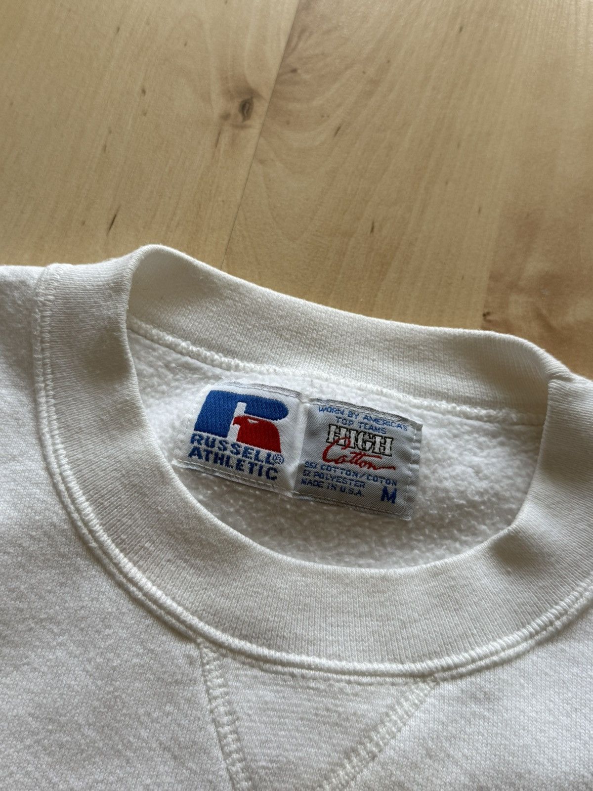 Russell Athletic 1991 Russell Athletic russe revyen vagner boxy sweatshirt Size US M / EU 48-50 / 2 - 4 Thumbnail