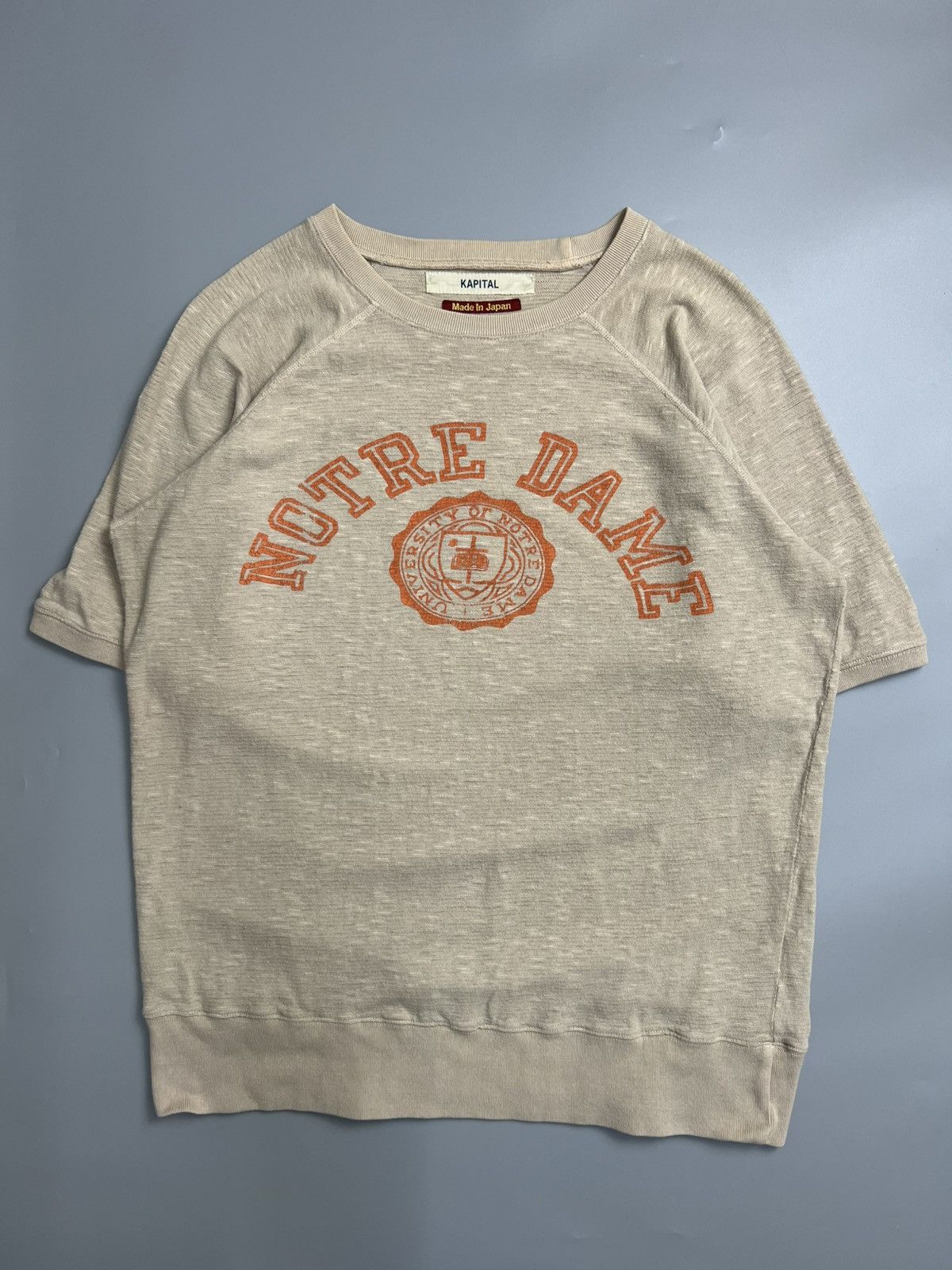 Kapital Vintage 2000s Kapital 'NotreDame Univ' Crewneck Repro 1960s Size US XL / EU 56 / 4 - 1 Thumbnail