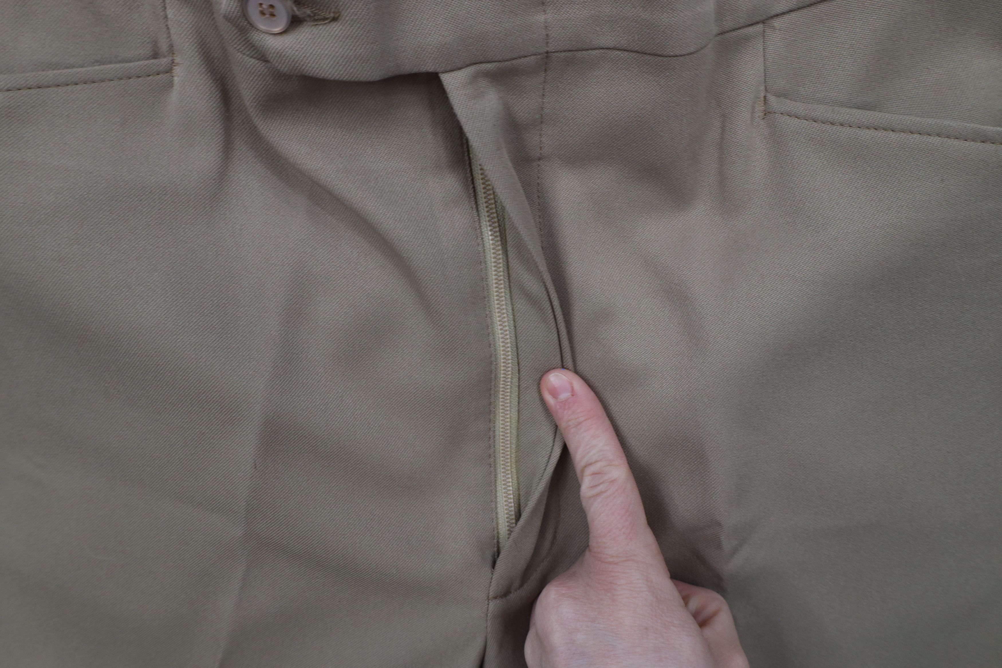 Vintage Vintage 70s Streetwear Flared Wide Leg Chino Pants Beige USA Size US 34 / EU 50 - 6 Thumbnail