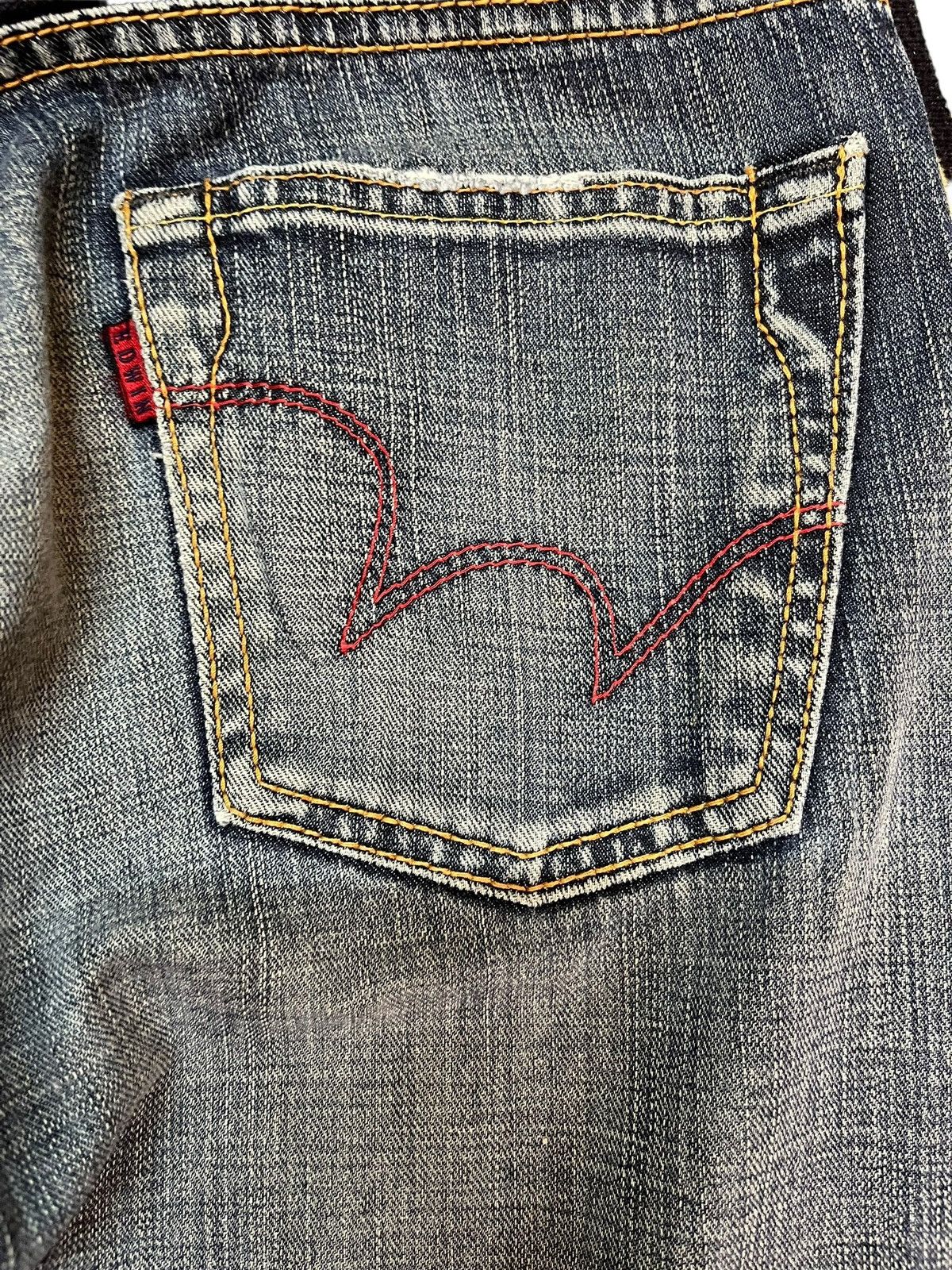 Edwin Vintage Edwin 503 Bluetrip Edge Line Flare Bootcut Denim Size US 31 - 7 Thumbnail