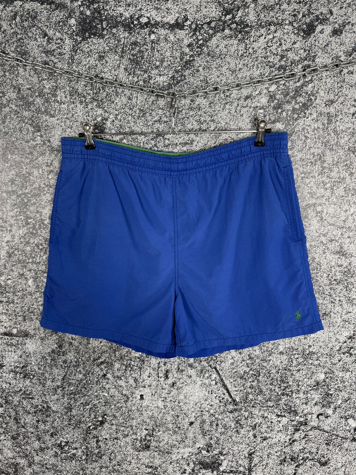Polo Ralph Lauren Men’s Polo Ralph Lauren Nylon Shorts Vintage Blue Size XL Size US 38 / EU 54 - 1 Thumbnail