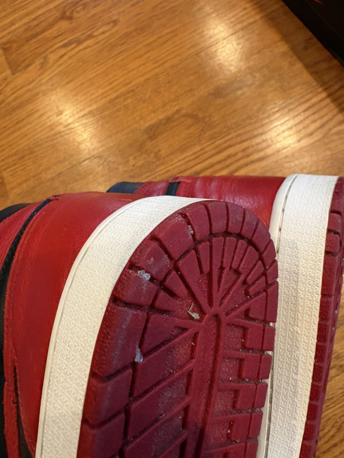 Nike Jordan 1 Banned/Bred 2016 Size US 12 / EU 45 - 14 Thumbnail