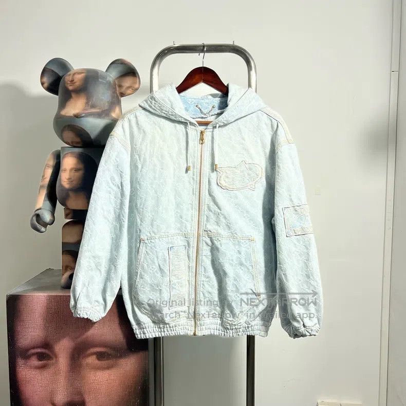 Louis Vuitton Louis Vuitton Nba full print denim jacket Size US M / EU 48-50 / 2 - 1 Thumbnail
