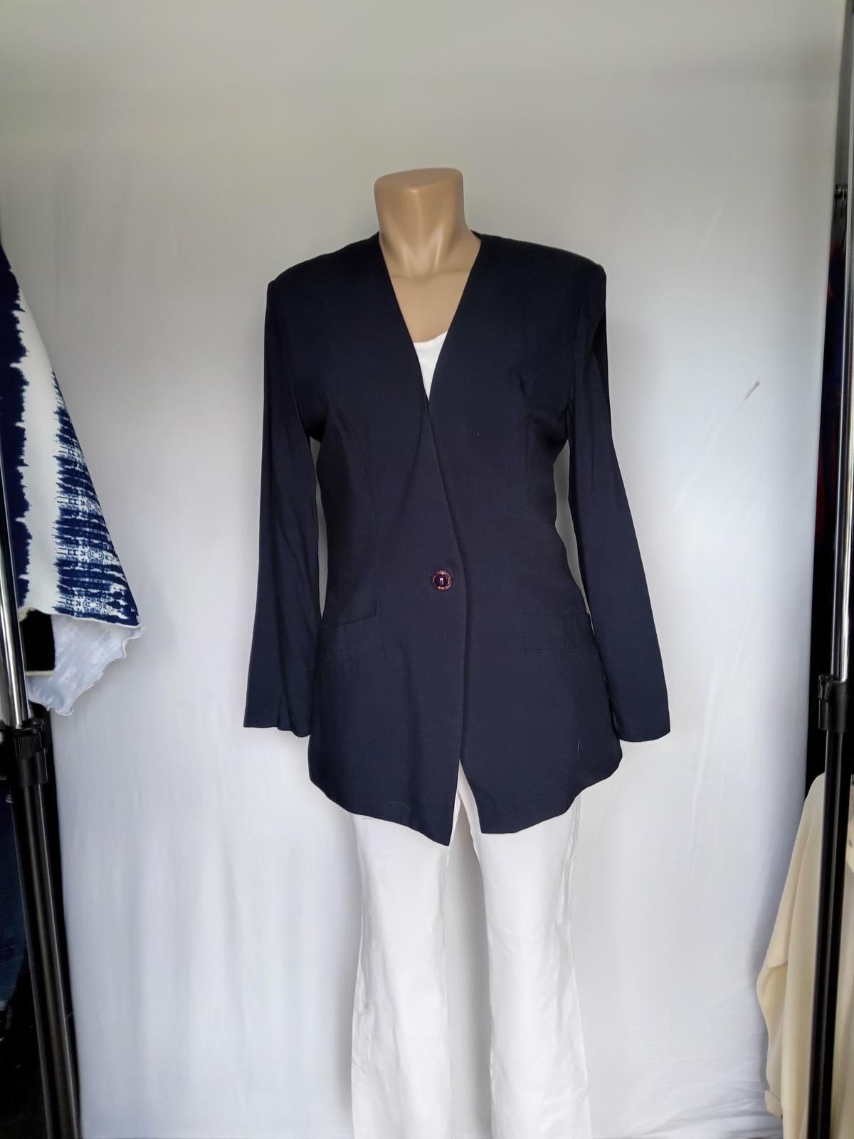 Designer Lani's Original Navy Blazer - Size 10 Size L / US 10 / IT 46 - 1 Thumbnail