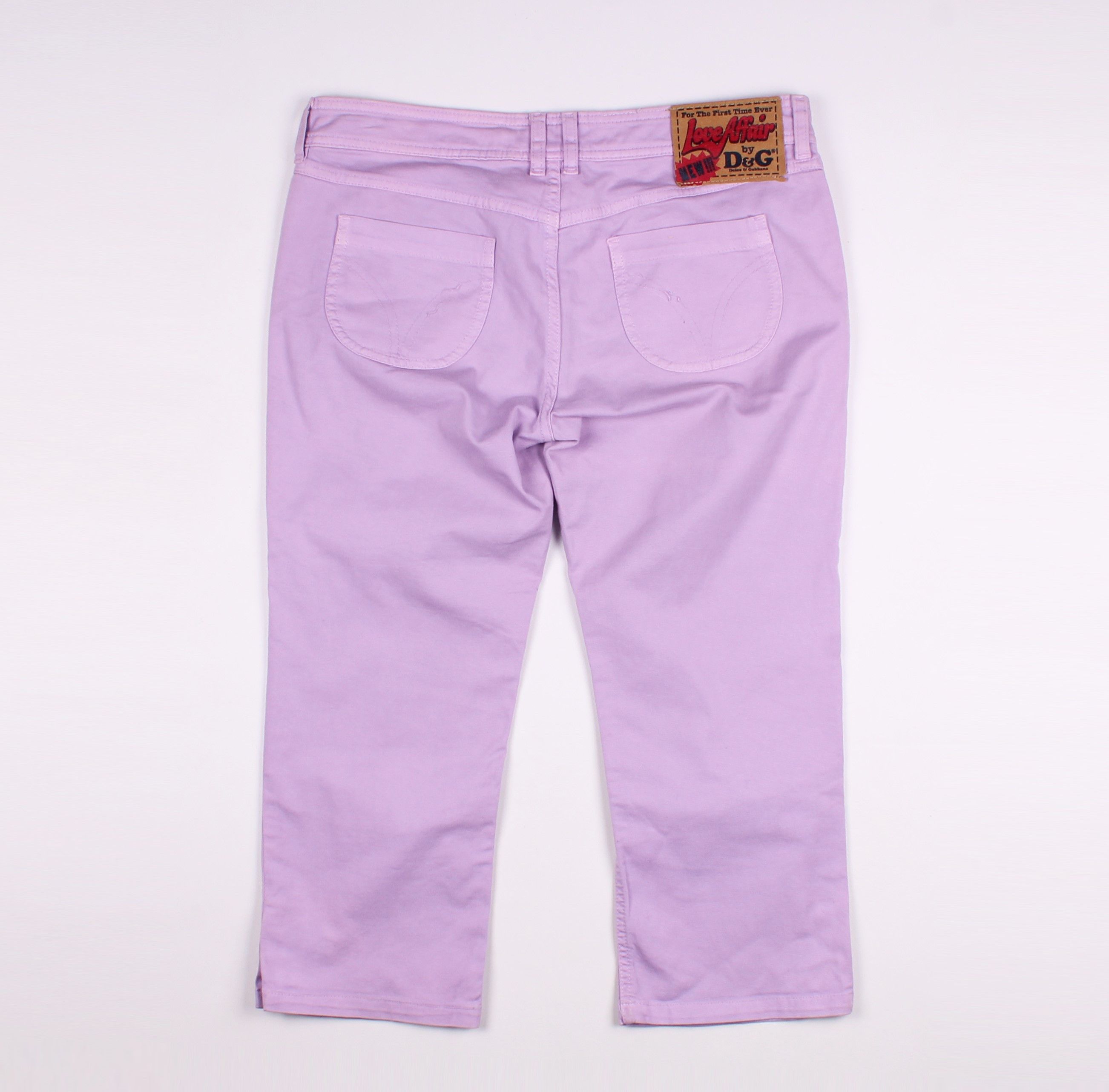 Dolce & Gabbana Dolce & Gabbana Glam Y2K 2000's Purple Breeches Size 30" / US 8 / IT 44 - 10 Thumbnail