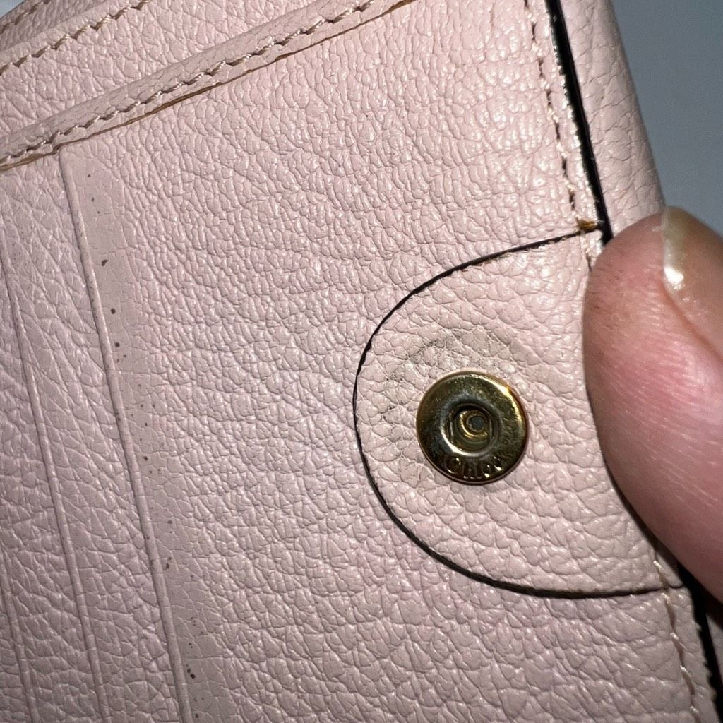 Chloe Chloe Elsie Blush leather Bifold Wallet Size ONE SIZE - 10 Thumbnail