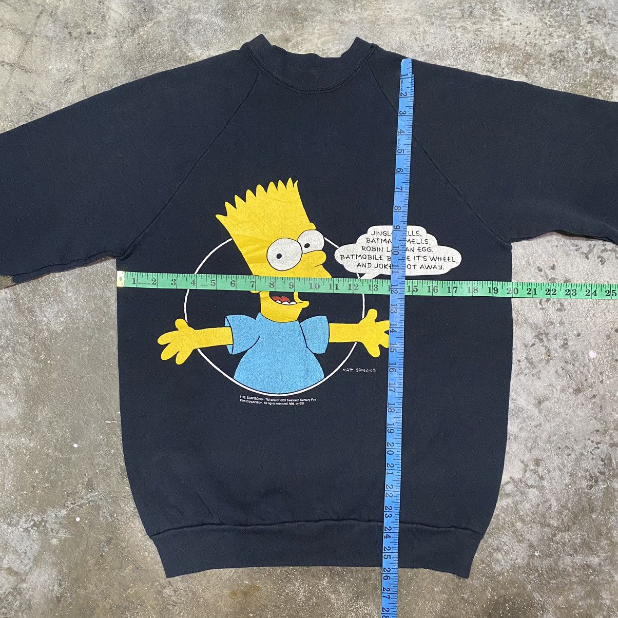 Fruit Of The Loom × The Simpsons × Vintage VINTAGE FOTL 1990 THE SIMPSONS SWEATSHIRT Size US M / EU 48-50 / 2 - 13 Thumbnail