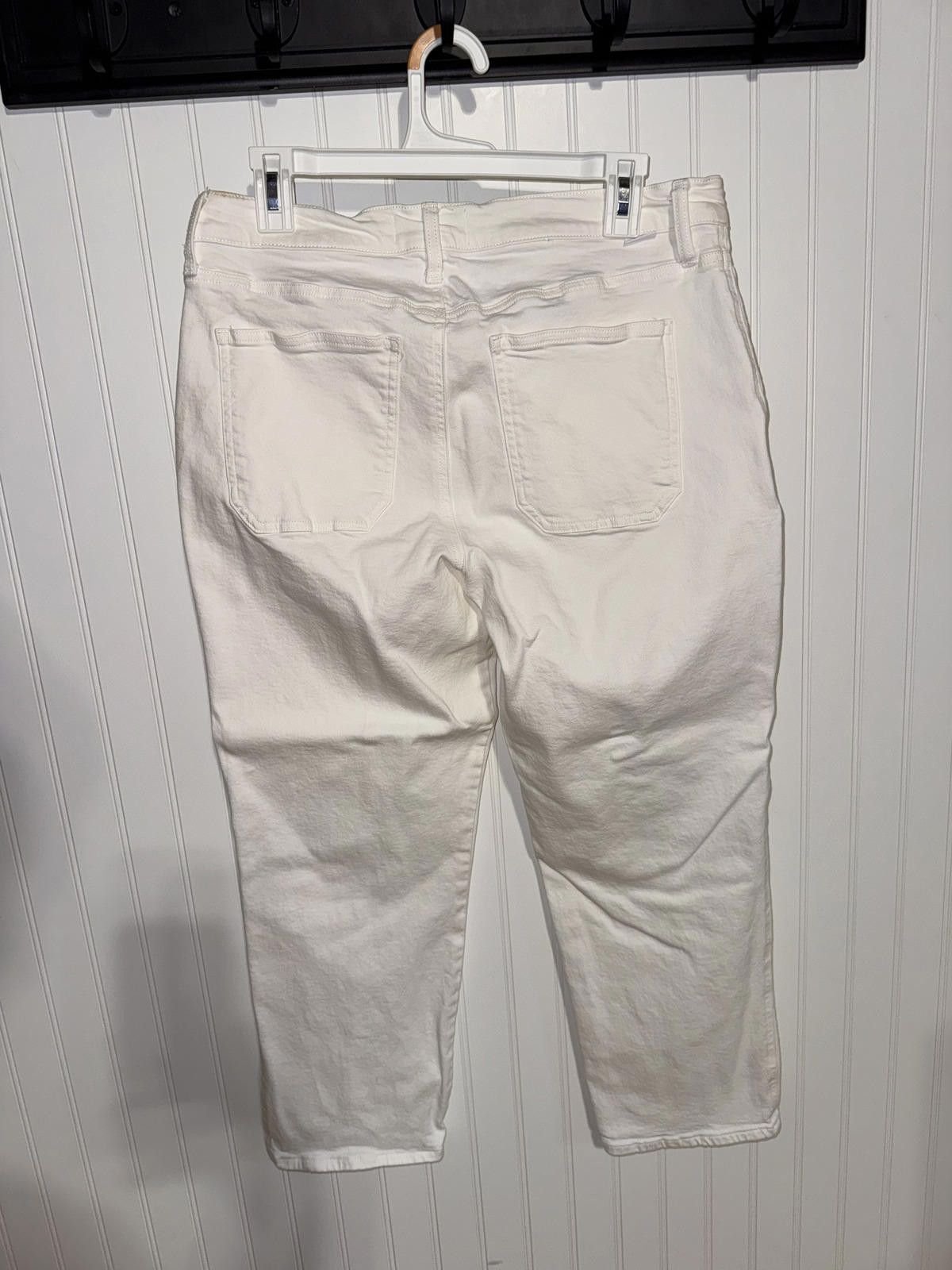 Dale Of Norway DAZE Women's Straight Up Cargo High Rise White Utility Jeans Size 31" - 2 Thumbnail