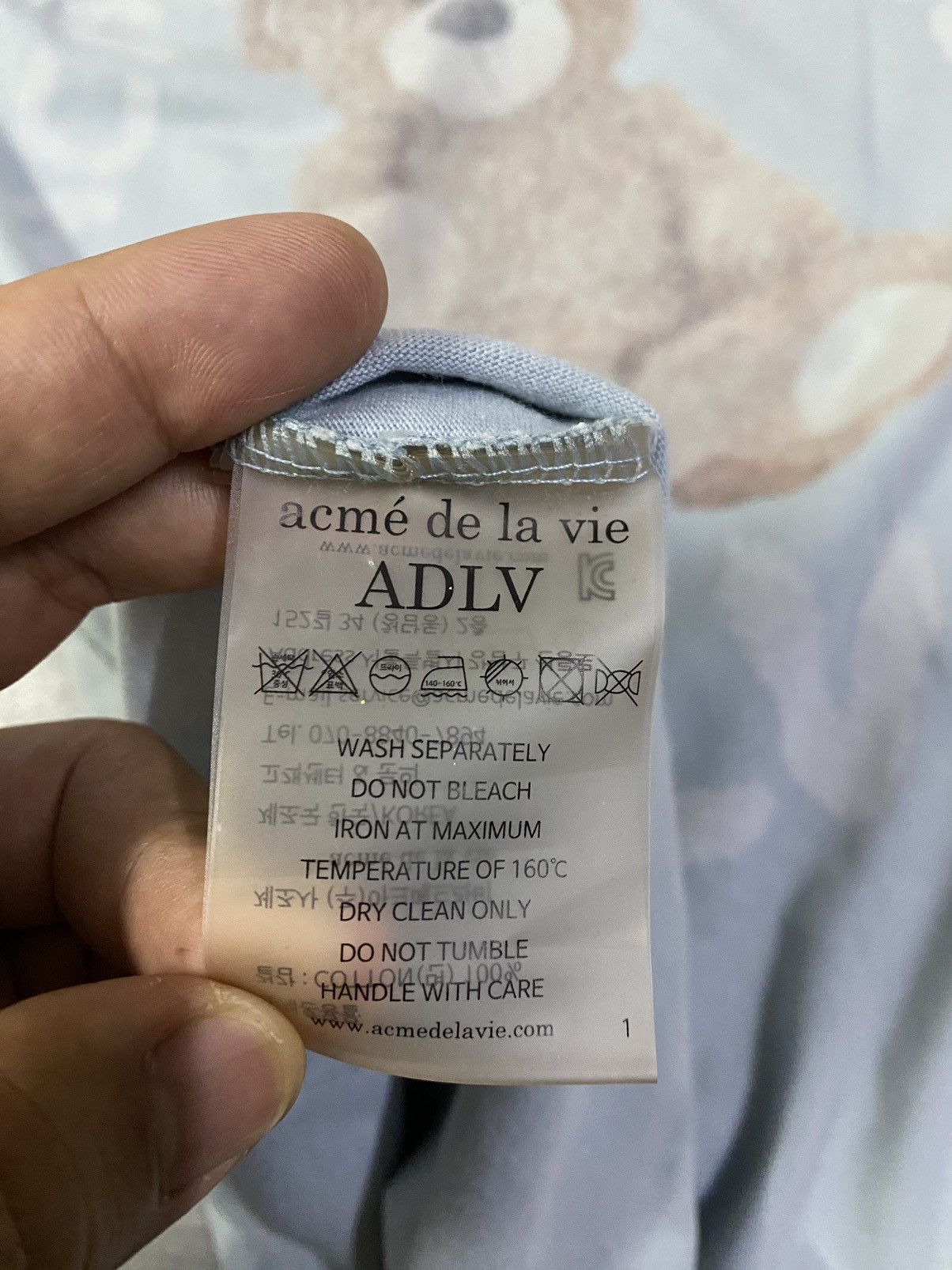 acme de la vie acmé de la vie (ADLV) Teddy Bear (Bear Doll) T-Shirt Size US L / EU 52-54 / 3 - 18 Thumbnail
