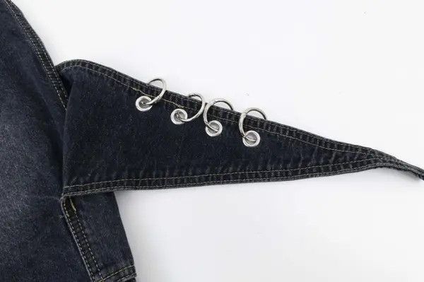 VIBE Vintage washed wide-leg straight-leg raw edge jeans Size US 32 / EU 48 - 5 Thumbnail