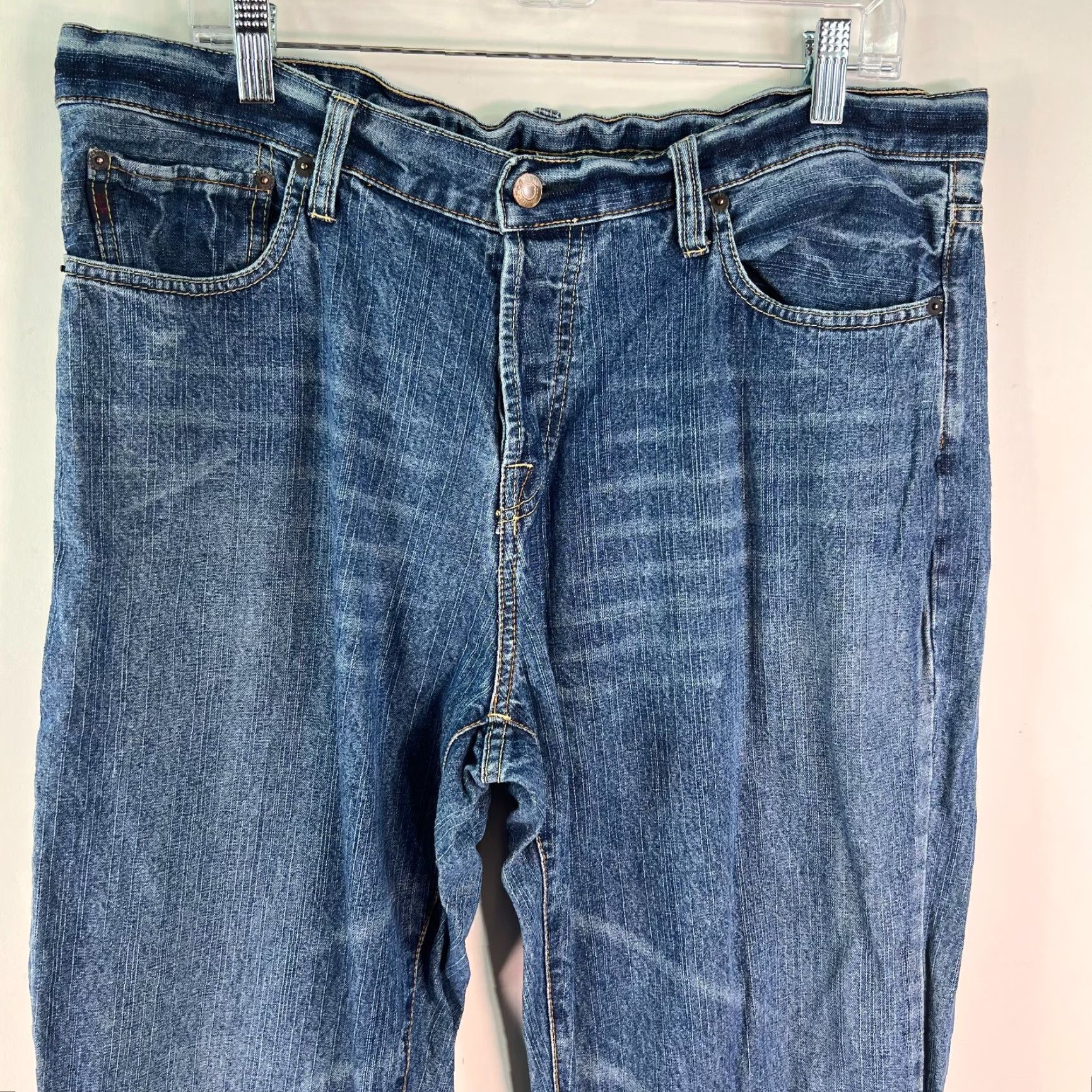 Abercrombie & Fitch Abercrombie & Fitch Womens High Rise Button Fly Blue Jeans Size 36X34 Shirt? Size 25" / US 0 / IT 36 - 3 Thumbnail