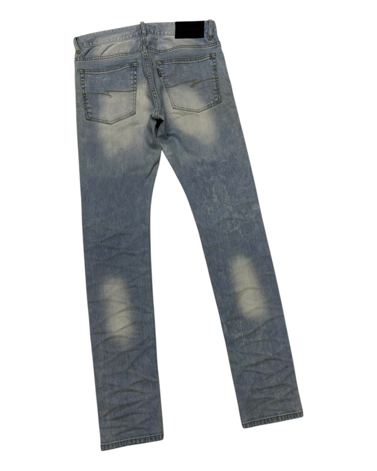 JACKROSE Jack Rose Clawmark Distressed Skinny Jeans Size US 31 - 6 Thumbnail