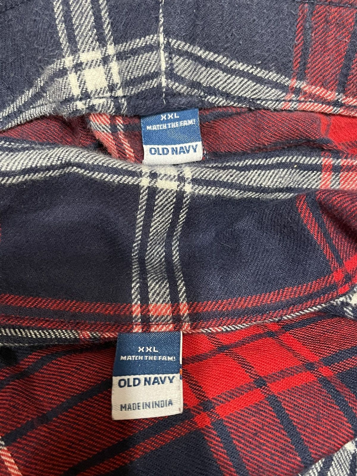 Old Navy Old Navy Men’s XXL Blue & Red Plaid Pajama Set Size US 44 / EU 60 - 6 Thumbnail