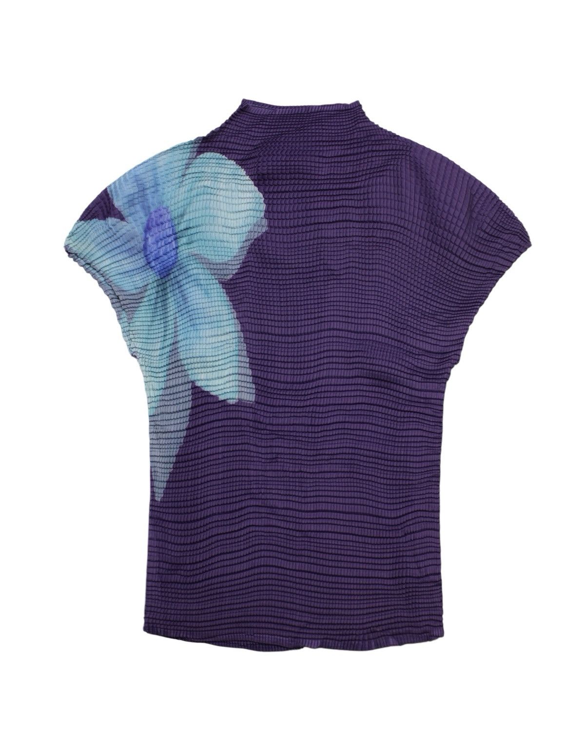 Designer × Japanese Brand 2000S JAPANESE PLEATED TOP WITH FLORAL PRINT Size M / US 6-8 / IT 42-44 - 1 Thumbnail