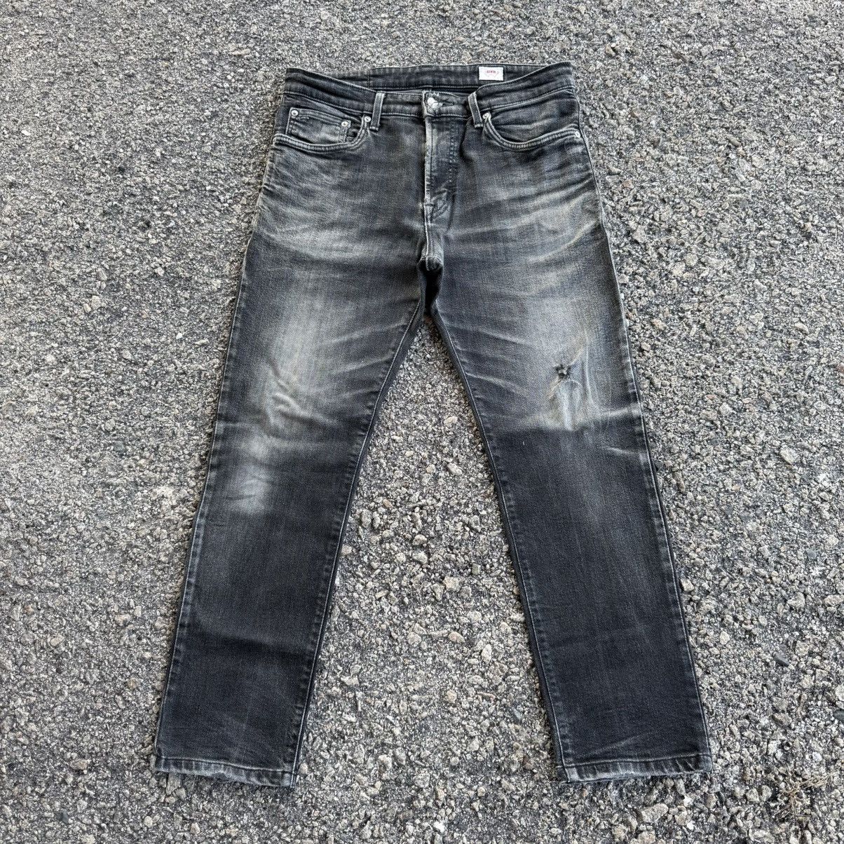 Edwin VINTAGE EDWIN BLACK DENIM FADED JEAN DENIM PANTS Size US 33 - 1 Thumbnail