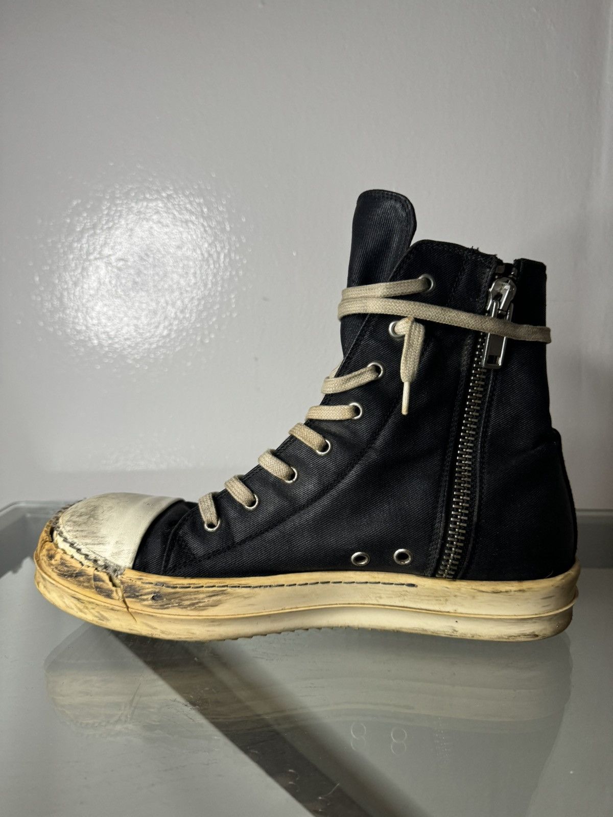 Rick Owens Rick Owens DRKSHDW Ramones Size US 9 / EU 42 - 13 Thumbnail