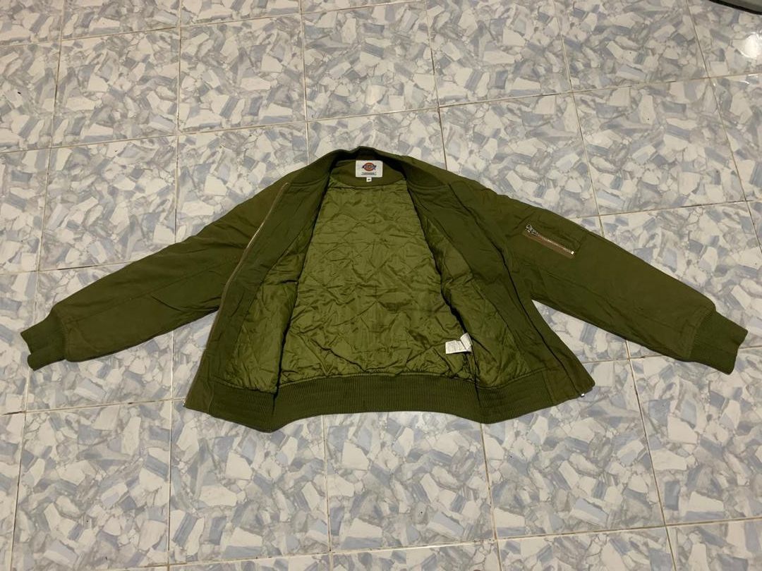 Dickies DICKIES BOMBER Jacket Faded green Army Size US M / EU 48-50 / 2 - 5 Thumbnail