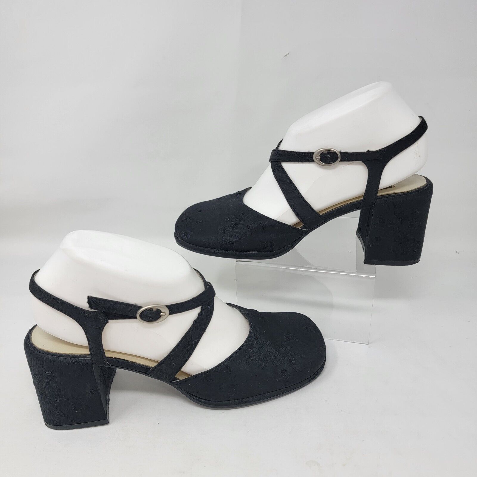 Kenneth Cole Unlisted Kenneth Cole Women's 7 Chunky Square Toe Y2K Shoes Size US 7 / IT 37 - 8 Thumbnail