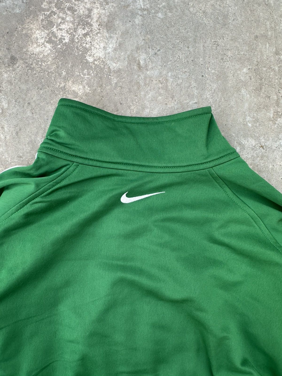 Nike Vintage Y2k Nike Green Full Zip Track Jacket Size US XL / EU 56 / 4 - 4 Thumbnail