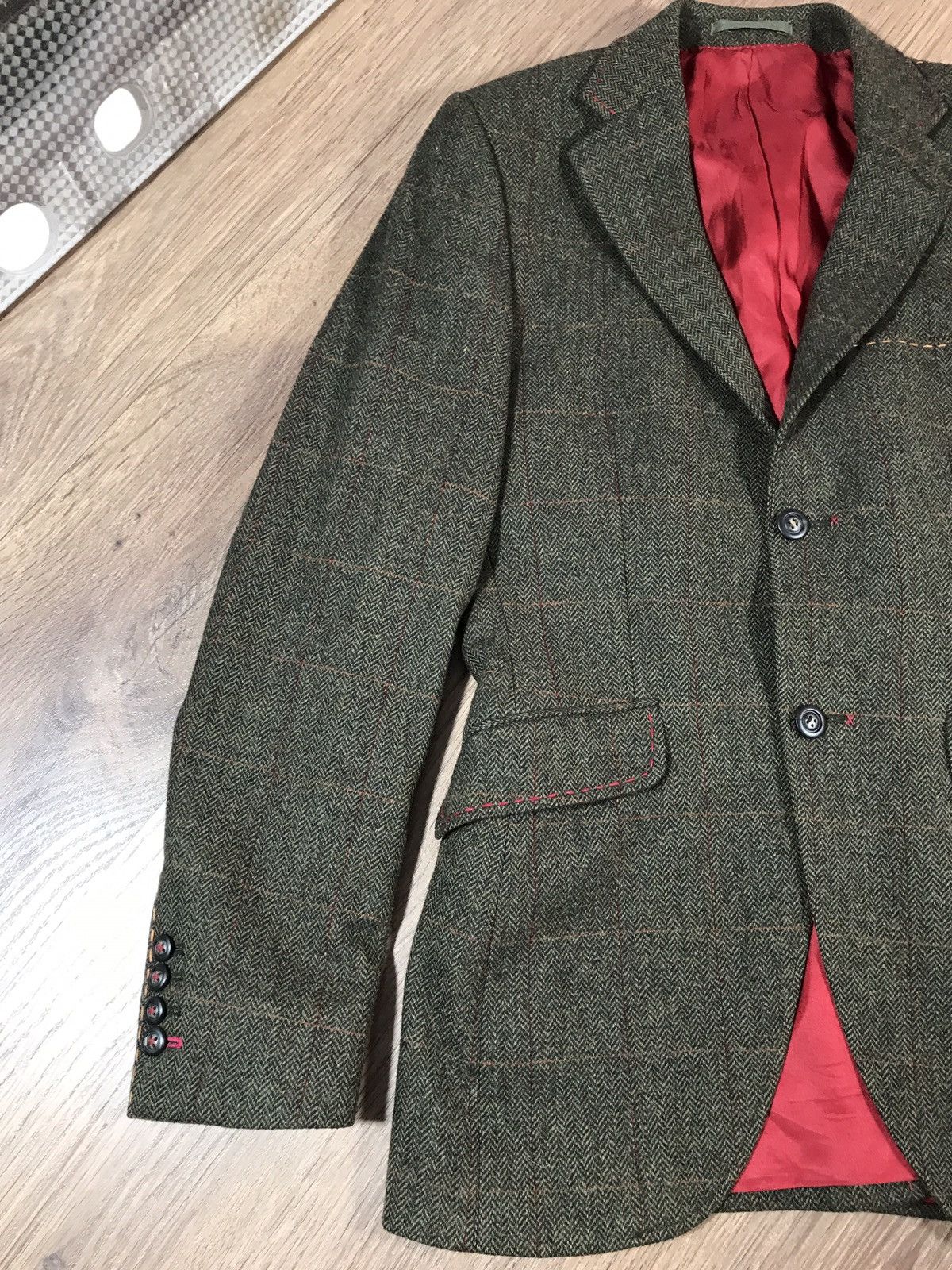 Thomas Pink × Vintage Vintage Thomas Pink Wool Jacket Men’s UK 34 EUR 44 Size 34R - 2 Thumbnail