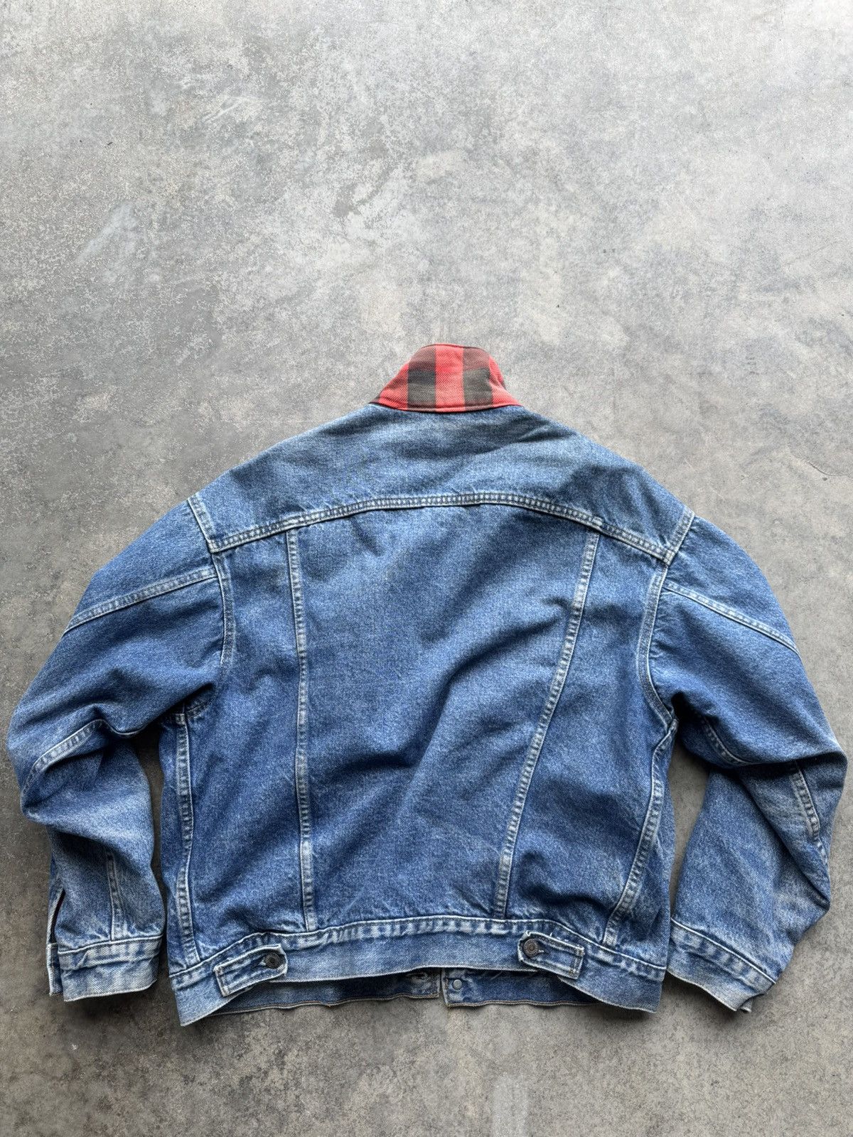 Levi's × Vintage Vintage 1980s Blanket Lined Denim Jacket Size US L / EU 52-54 / 3 - 3 Thumbnail