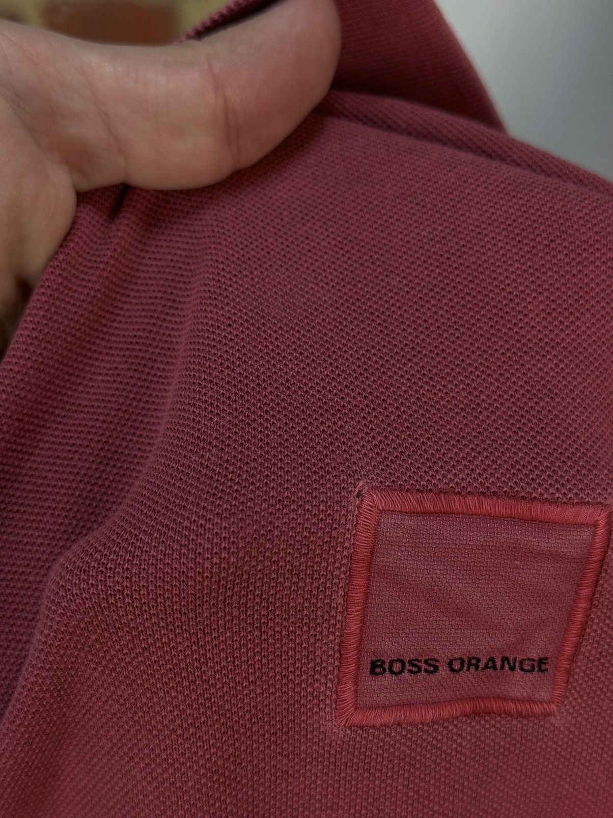 Hugo Boss HUGO BOSS Orange Pascha Garment Dyed Short Sleeve Polo Shirt Size US XL / EU 56 / 4 - 12 Thumbnail