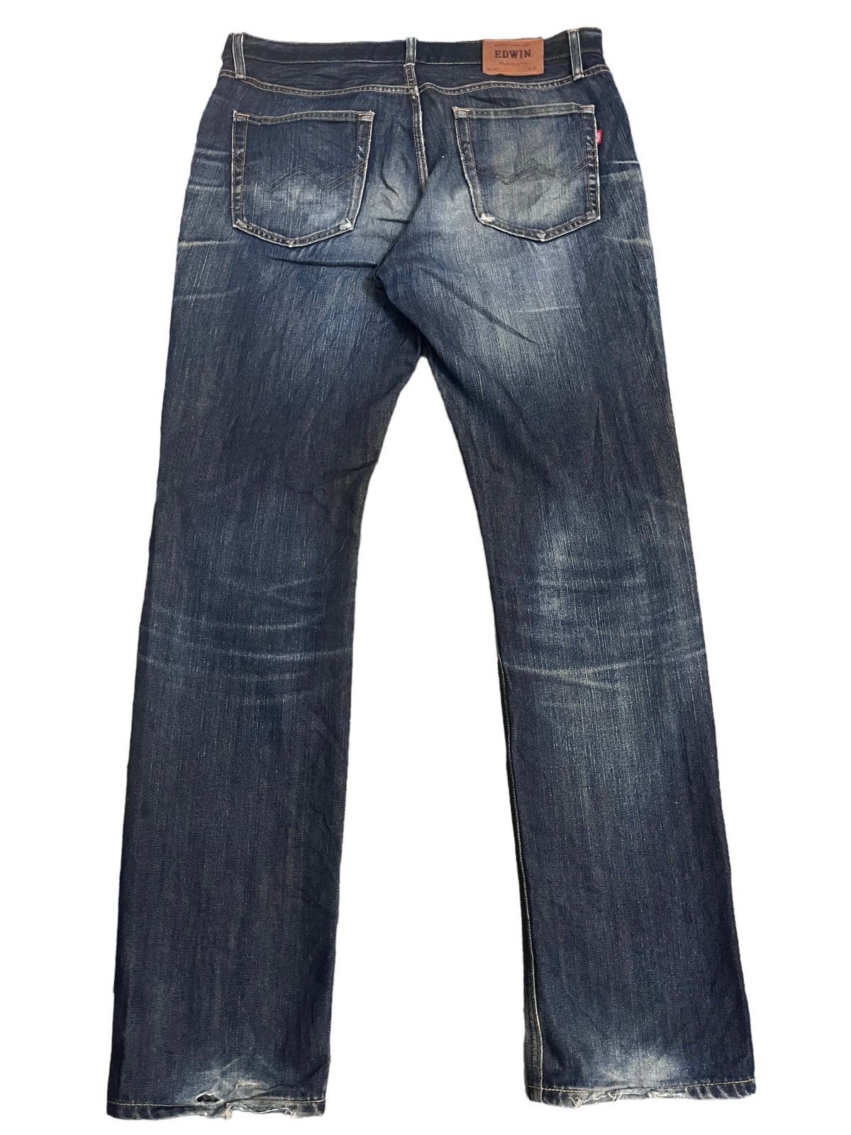 Edwin Vintage Edwin 503 Distress Style Denim Size US 34 / EU 50 - 8 Thumbnail