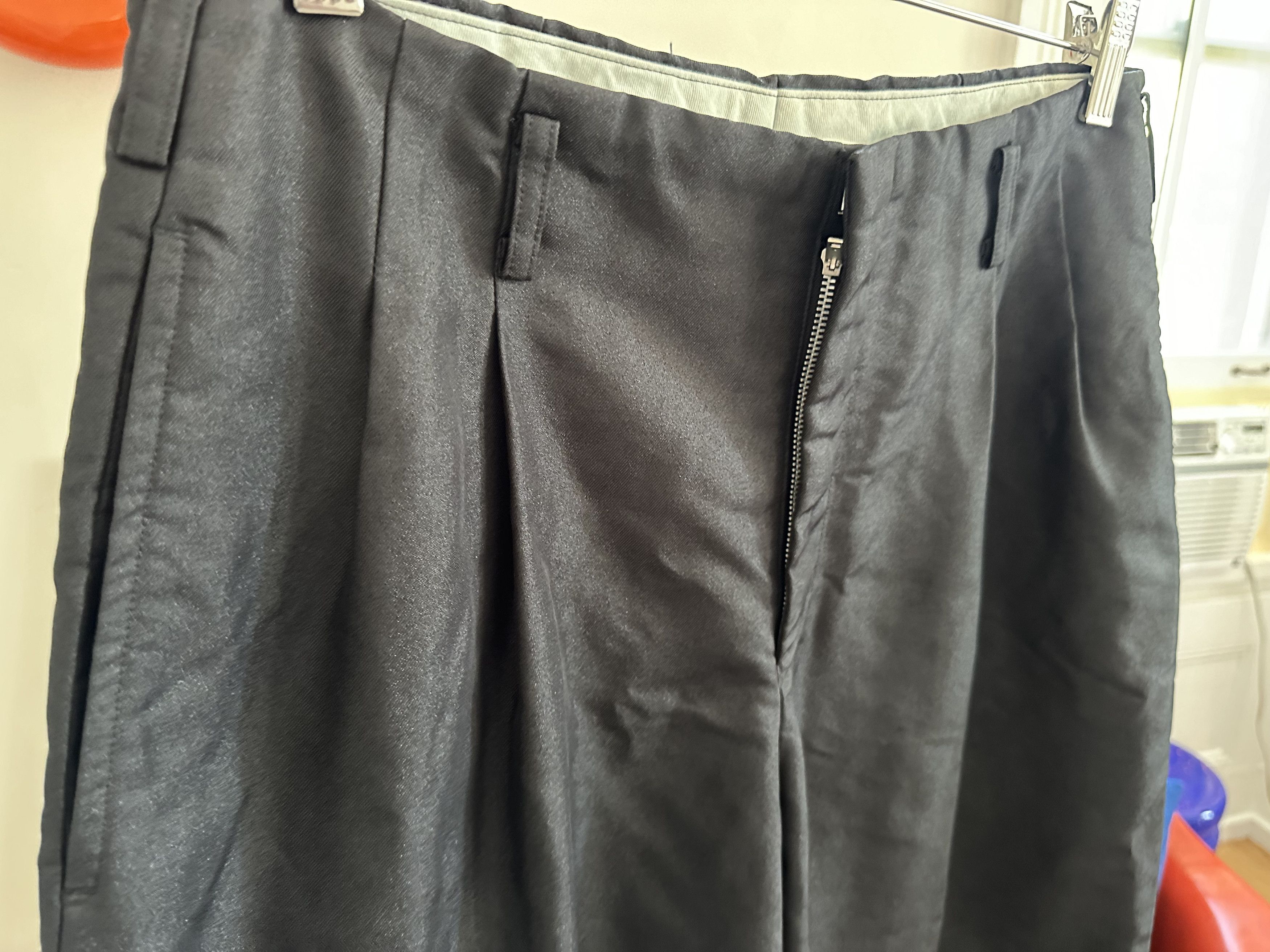 Comme des Garcons Homme Plus Comme des Garçons Homme Plus Shiny Twill Trousers Sz 30 Size US 30 / EU 46 - 4 Thumbnail